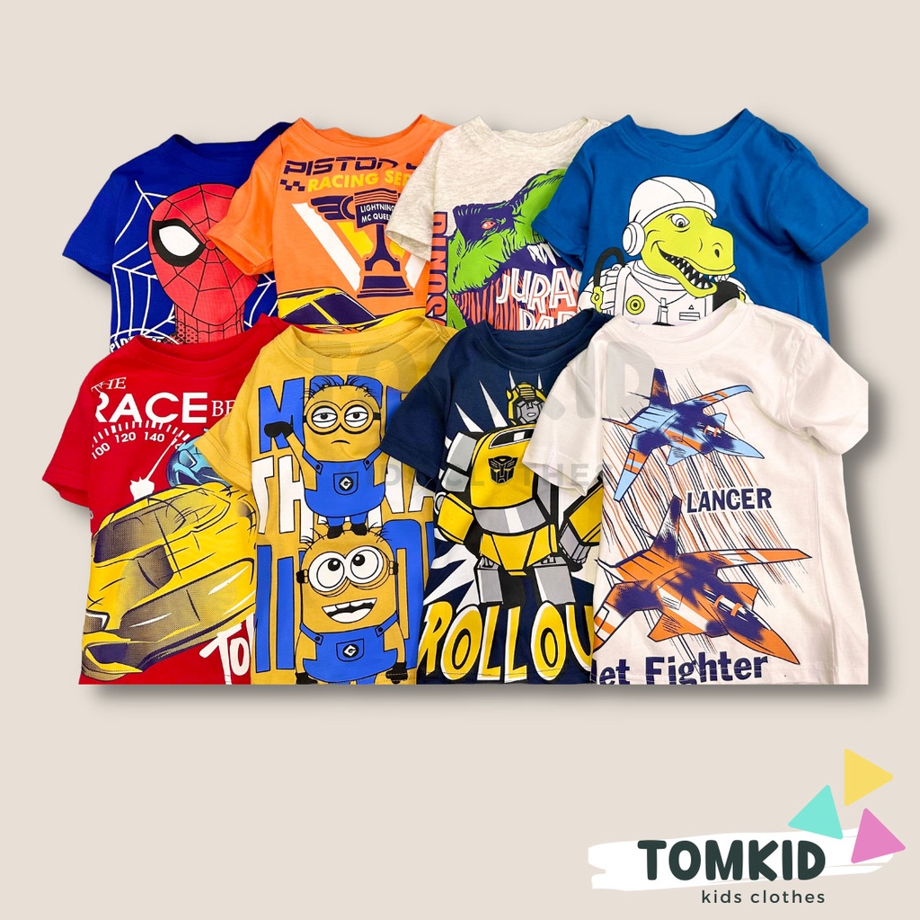 Đồ bộ cho bé trai, bộ tay ngắn quần dài cho bé  chất cotton cotton xuất khẩu 4 chiều 10-42kg TomKids