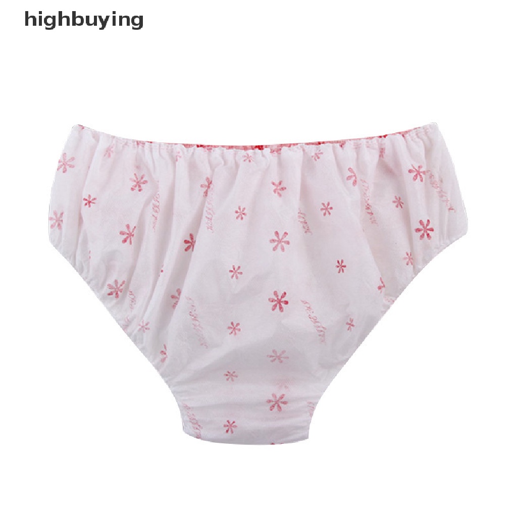 Set 10 Quần Lót Cotton Không Dệt Dùng Một Lần Tiện Lợi Khi Đi Du Lịch