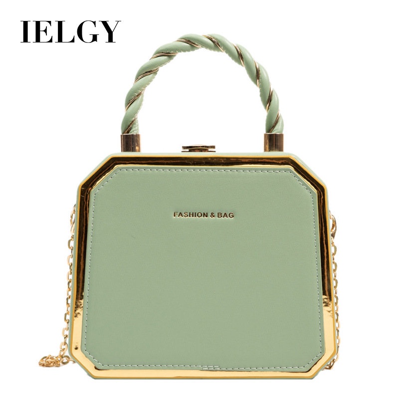 Túi Đeo Vai Một Bên Vai Phối Dây Xích Phong Cách Hàn Quốc Cho Nữ