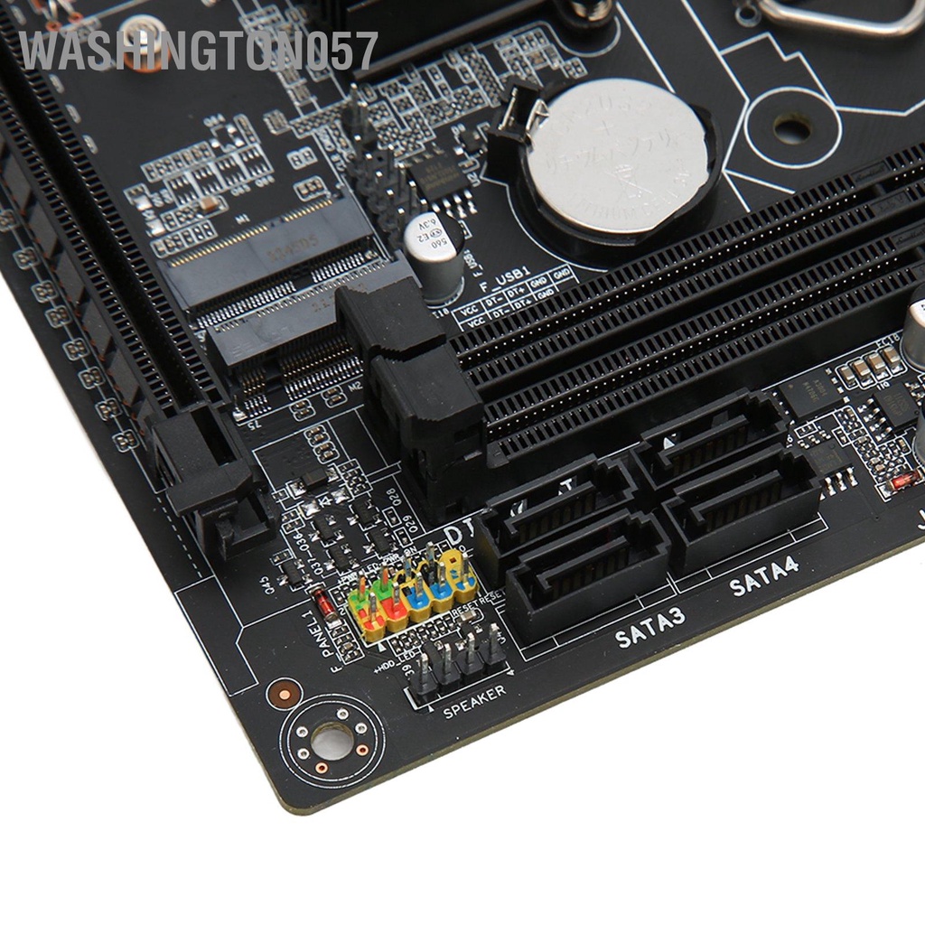 Washington057 2 Bo mạch chủ DDR3 với CPU LGA1155 4 SATA2.0 12 USB2.0 PCIE 16X PC PCB cho Máy tính để bàn