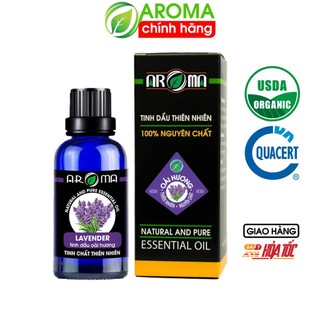 Tinh dầu thơm phòng Oải hương Lavender AROMA essential oil tinh dầu khử mùi, thơm tóc, ngủ ngon