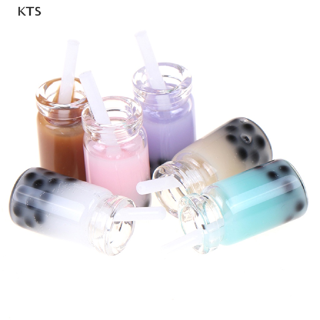 Bộ 3 Ly Trà Sữa mini Tỉ Lệ 1: 12 Dùng Để Trang Trí Nhà Búp Bê