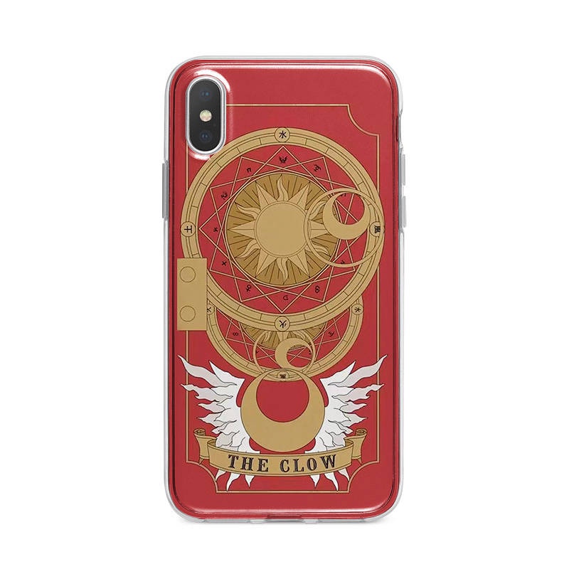 Cardcaptor Sakura Magic Array Mobile Phone Shell for iPhone Two-Dimensional All-Inclusive Anime for iPhone 6S/7P Xs XR Xsmax 11 12 13mini 14 Pro Max 4doS