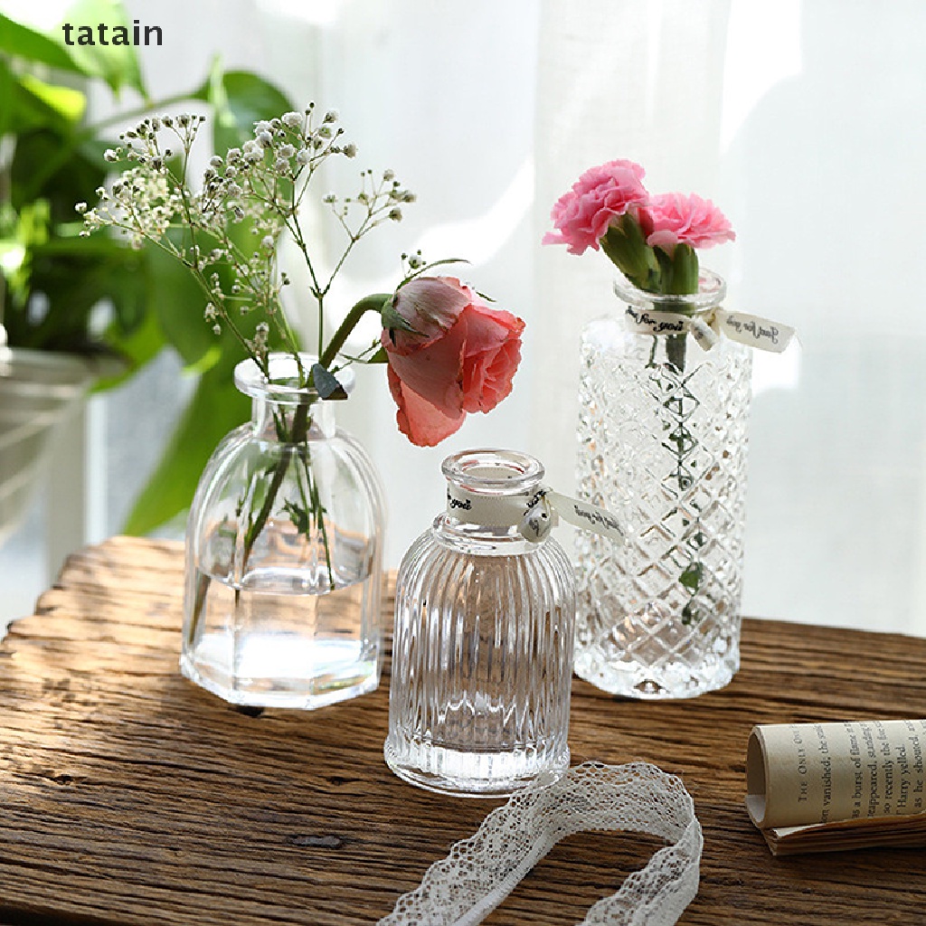 Lọ Hoa Trong Suốt Dùng Trang Trí Đám Cưới Phong Cách Bắc Âu