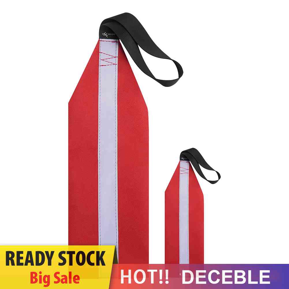 Kayak Safety Flag Oxford Cloth Towing Flag Highly Visible Canoe Boat Accessories