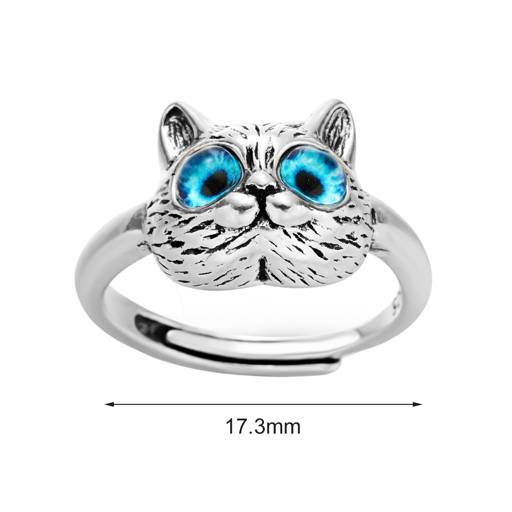 [IGT] Nhẫn Dạng Mở Họa Tiết Hình Học 3D Hoạt Hình Có Thể Điều Chỉnh Làm Quà Tặng Trang Sức Cho Nữ