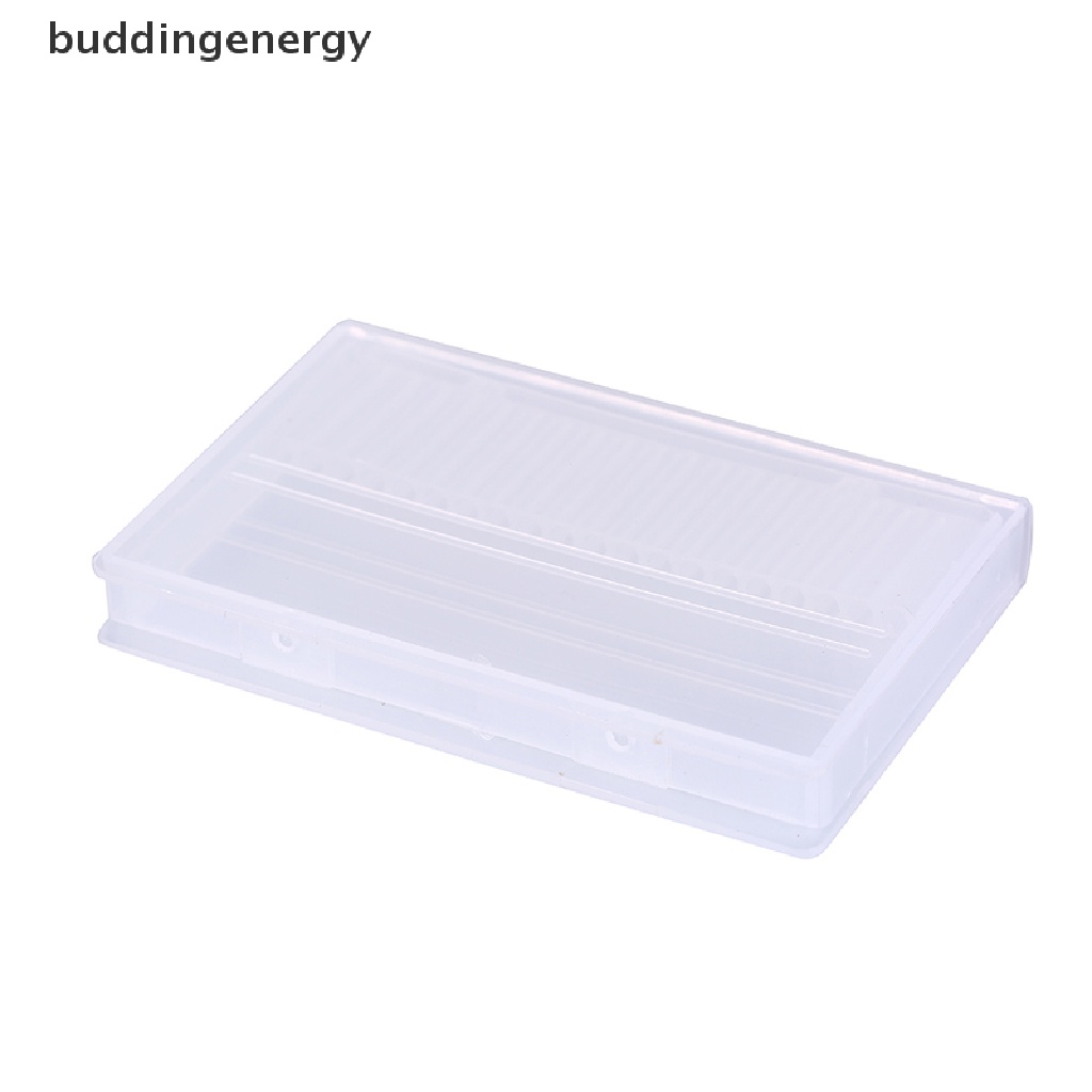 Hộp Đựng Đầu Mài Móng Tay 20 Lỗ Bằng Nhựa Dành Cho Máy Khoan 3 / 32 &quot;