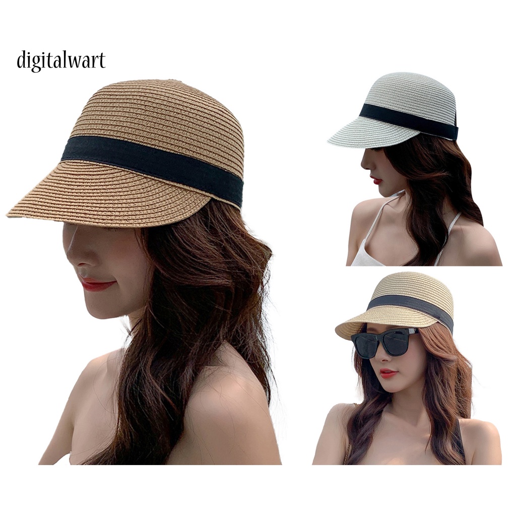 Kỹ Thuật Số| Mũ Cói Chống Nắng Chống Tia UV Thiết Kế Bện Dây Thoải Mái