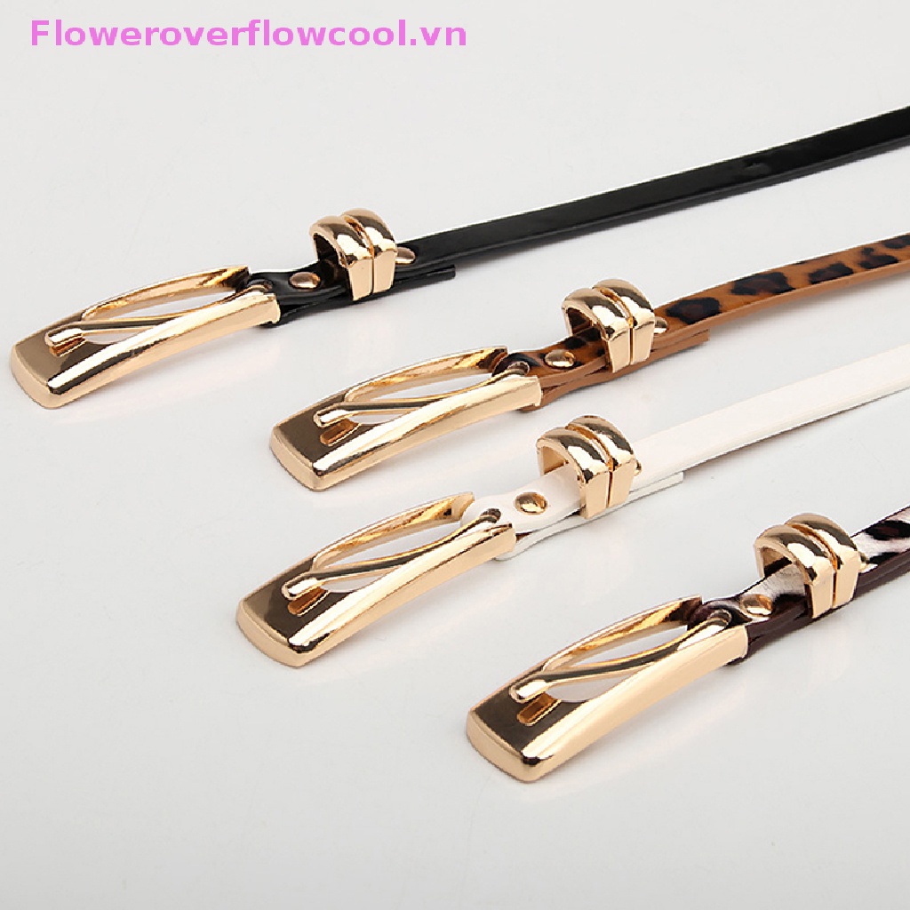 Thắt Lưng Giả Da Bản Nhỏ Có Thể Điều Chỉnh Kích Cỡ Cho Nữ