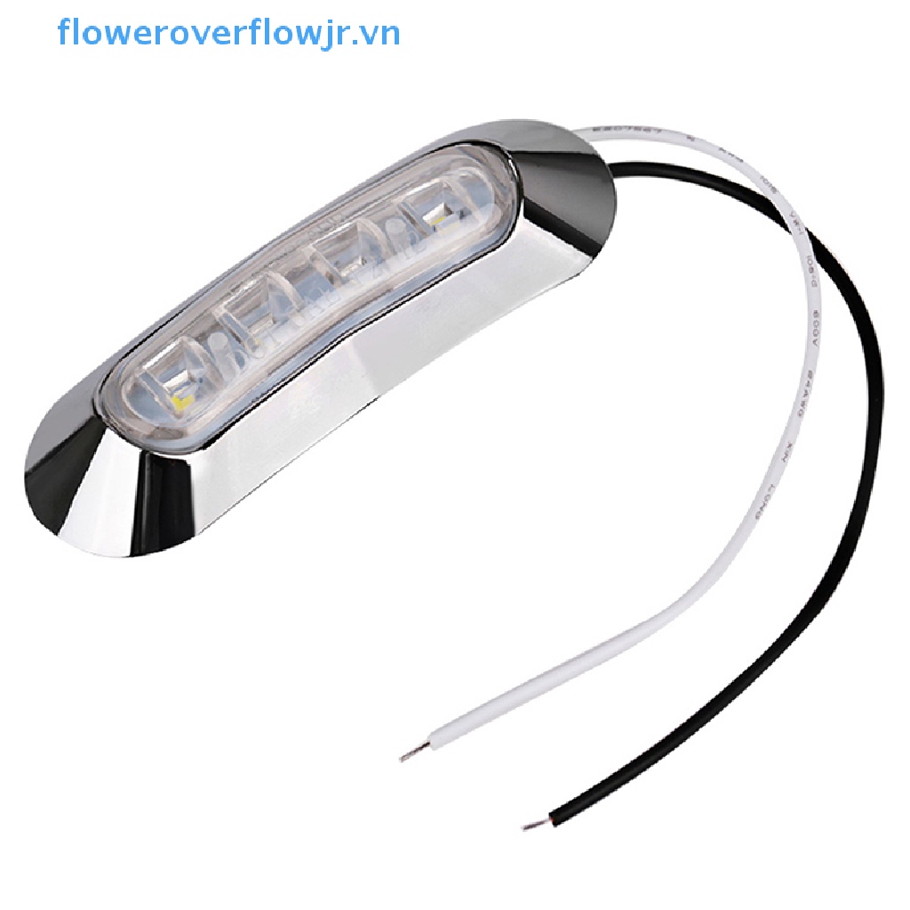 Đèn Led Cảnh Báo 4 Bóng 10V-30V Gắn Hông Đuôi Xe Tải