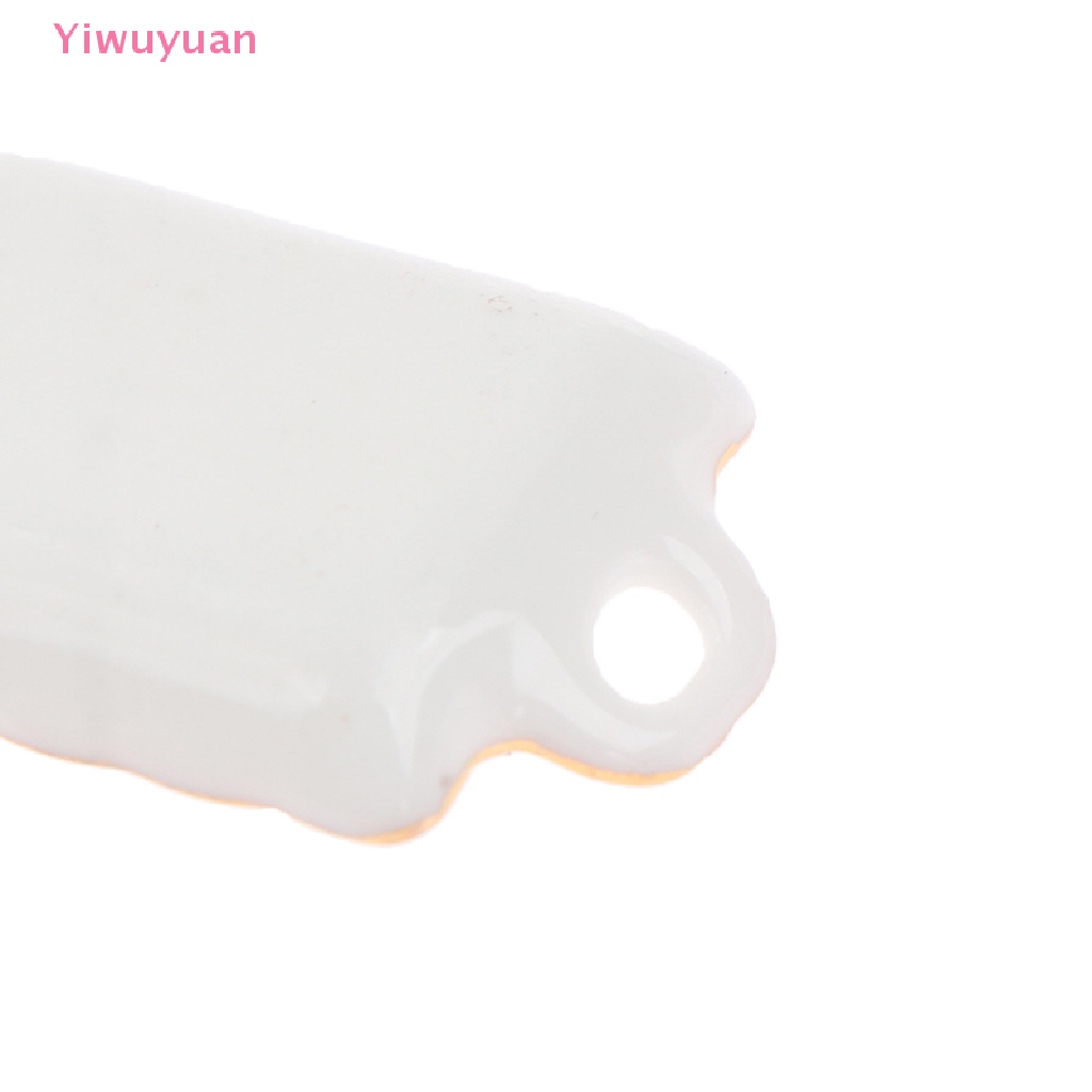 1 Đĩa Sứ Đựng Thức Ăn Đồ Ăn Cho Nhà Búp Bê Tỉ Lệ 1 / 12 Mới