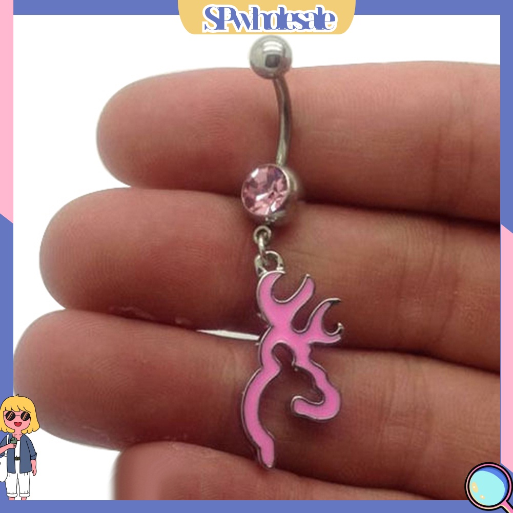 &lt;SPwholesale&gt; Khuyên Rốn Đính Đá Thời Trang Cho Nữ