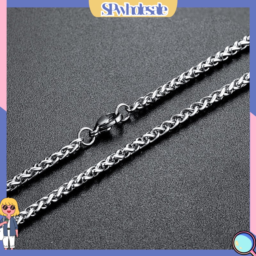 <SPwholesale> Vòng cổ Mặt Chữ O Đính Đá Thời Trang Cho Nam