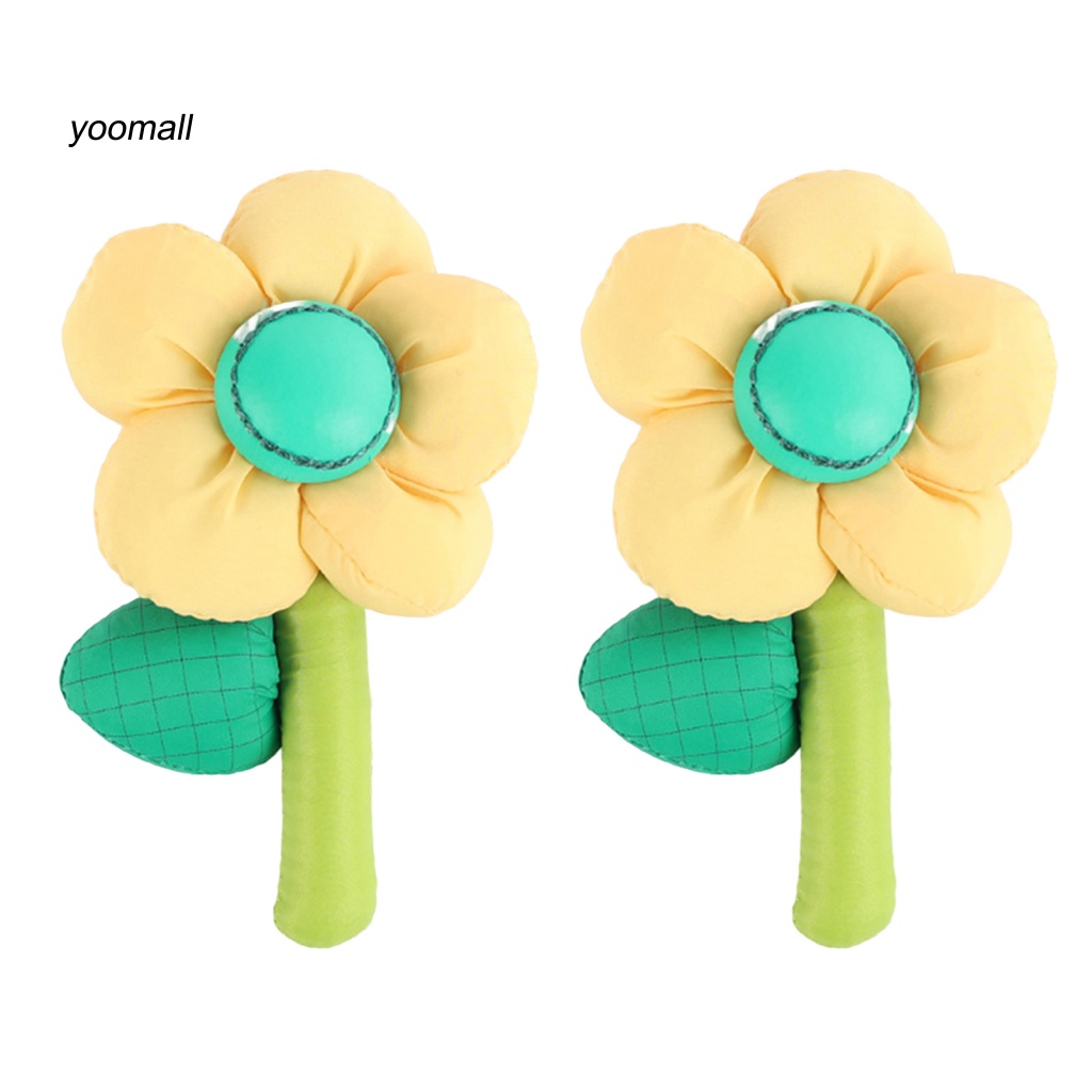 Set 2 Dây Buộc Tóc Đính Hoa Xinh Xắn Cho Nữ