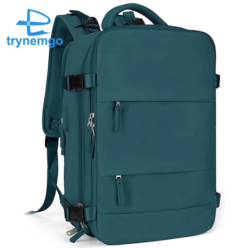 Ba Lô Thể Thao Bằng Polyester Chống Thấm Nước Kèm Cổng Sạc USB Tiện Dụng Cho Nữ