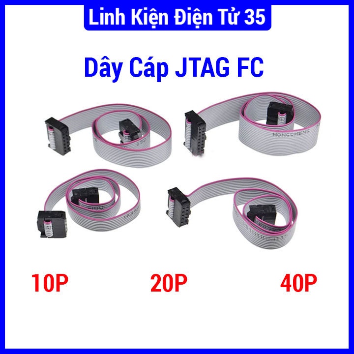 Dây cáp JTAG FC nhiều loại chân kích thước chân 2.54