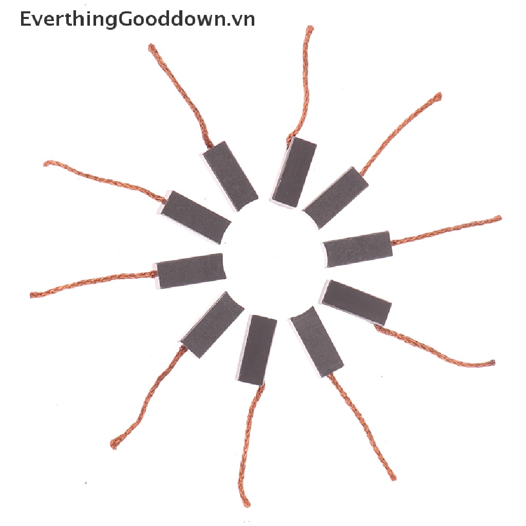 10 Cọ Carbon 8 * 8 * 20mm Cho Quạt Thổi Khí Nóng