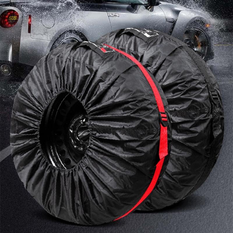 Vỏ Bọc Bảo Vệ Bánh Xe Dự Phòng Bằng Vải Oxford Có Tay Cầm Tiện Dụng