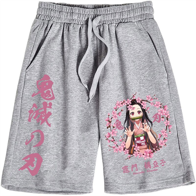 Quần Short Nam Anime Demon Slayer Kamado Nezuko Graphics