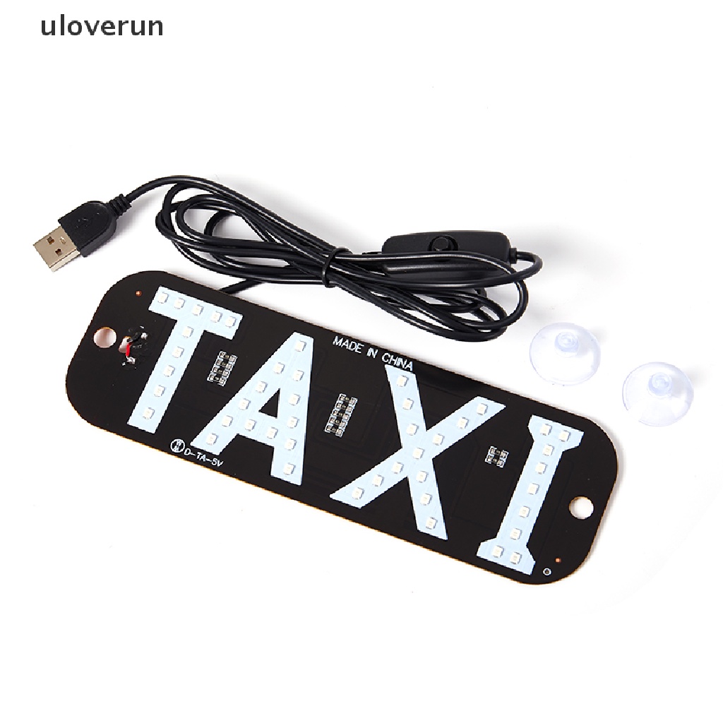 Biển Báo Taxi Cab Có Đèn LED 12V Cổng USB Kèm Công Tắc vn