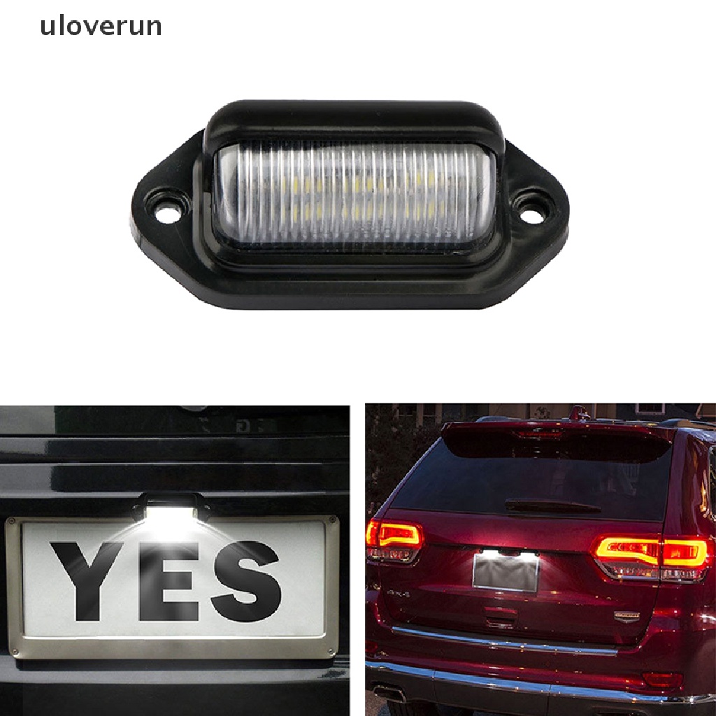 1 Đèn 6LED Gắn Biển Số Xe Hơi Tàu Thuyền RV Trailer Caravan vn