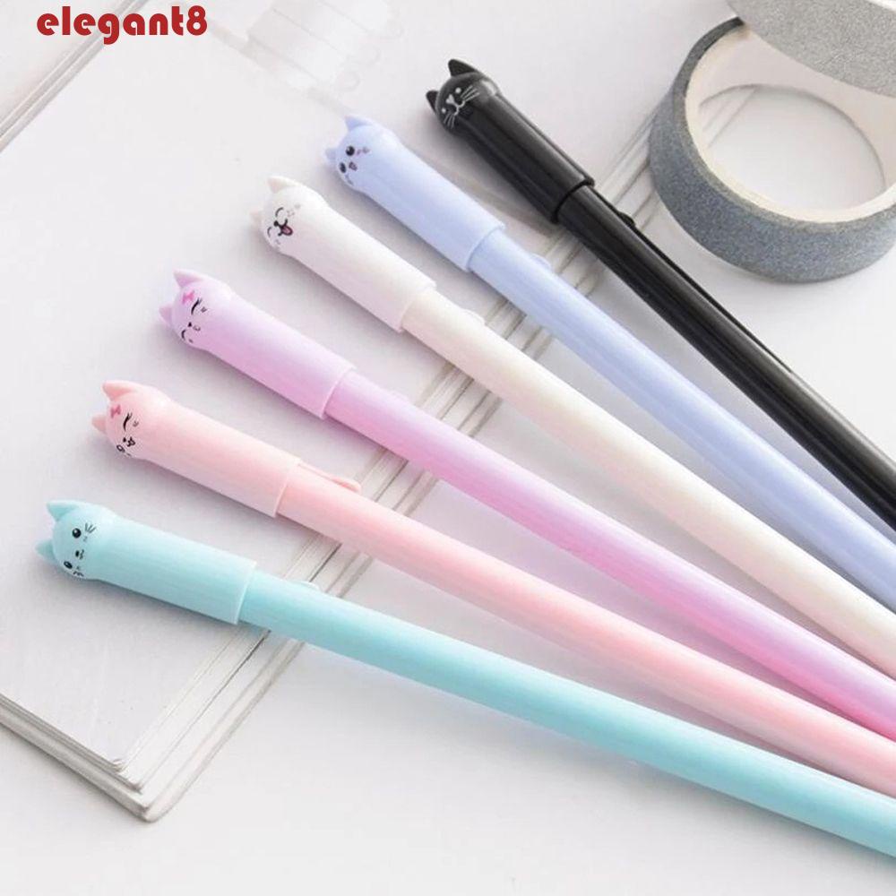 Bút Mực Đen Ngòi 0.5mm Tạo Hình Mèo Dễ Thương