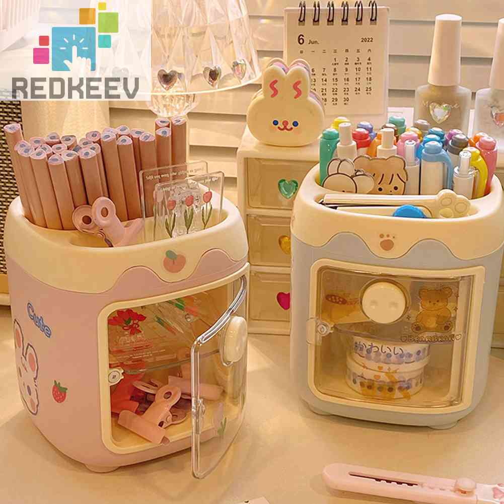 Hộp Đựng Bút Để Bàn Hình Chú Heo Dễ Thương