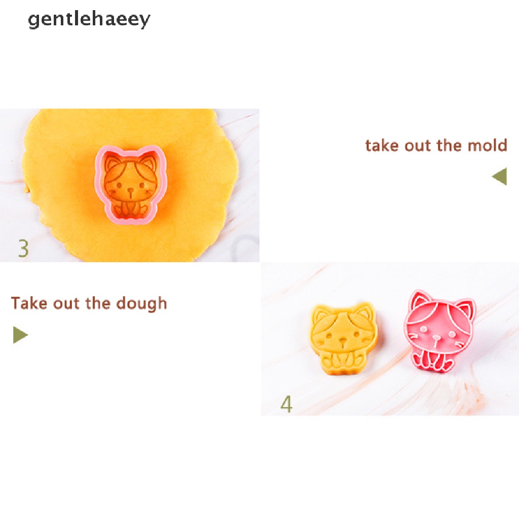 Bộ 8 Khuôn Nhựa Làm Bánh Quy Hình Động Vật Xinh Xắn