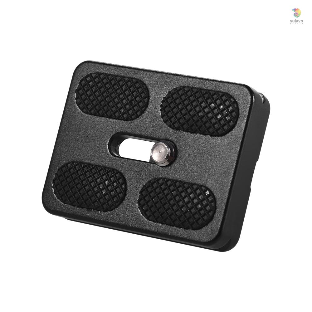 Tấm Tháo Lắp Nhanh Bằng Hợp Kim Nhôm Kích Thước 50 * 38mm D-50T QR Với Vít 1 / 4 Inch Cho Arca Swiss Benro Monopod Tripod Ball