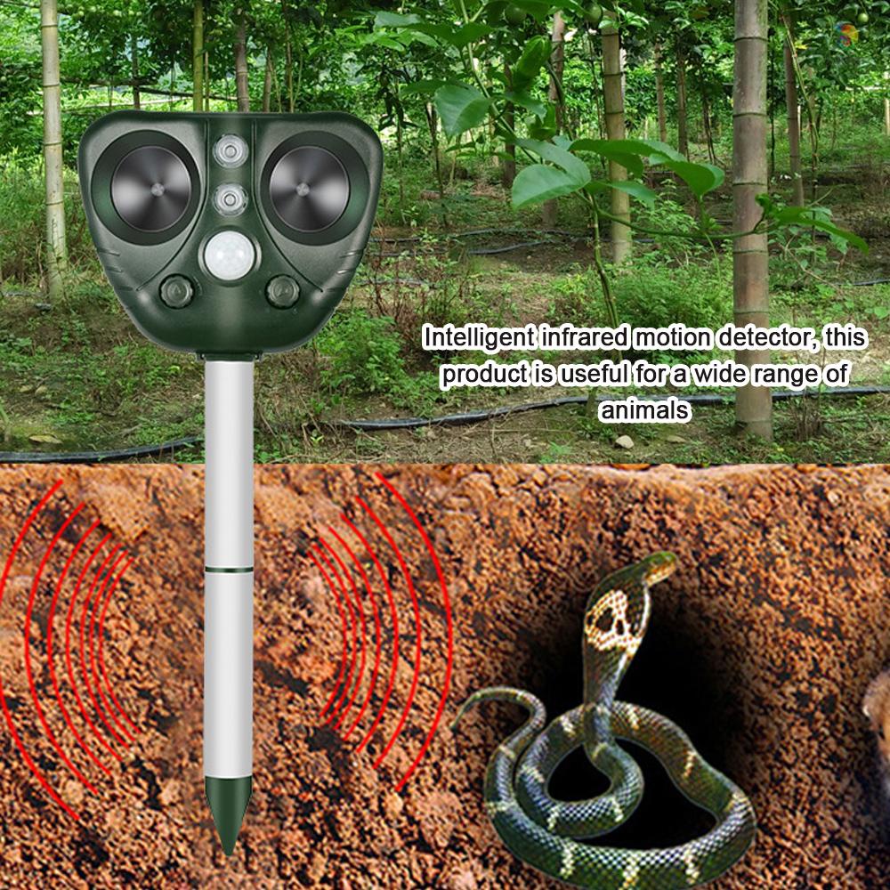 Thiết Bị Xua Đuổi Côn Trùng Bằng Năng Lượng Mặt Trời Chống Nước Cho Sân Vườn / Nông Trại