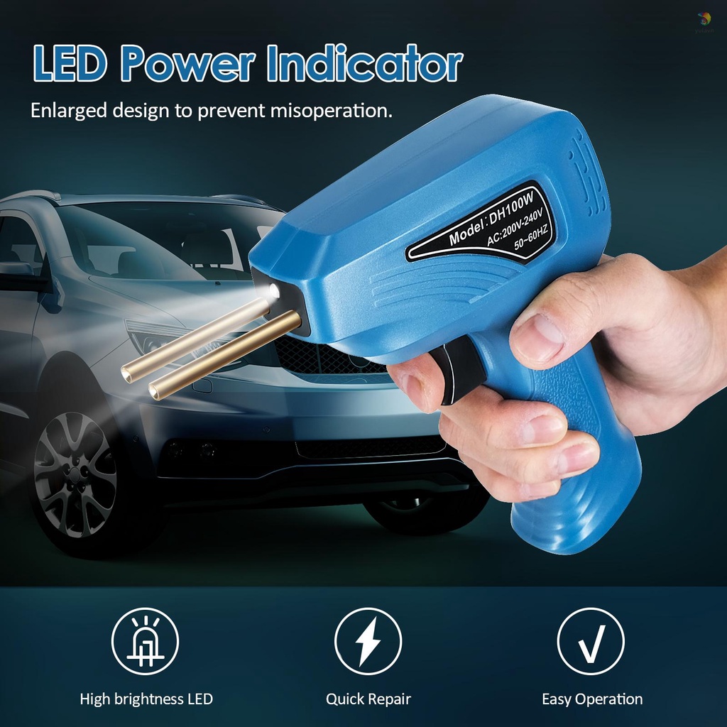 Bộ Máy Hàn Cầm Tay Bằng Nhựa Có Đèn LED Chuyên Dụng Sửa Chữa Vết Nứt