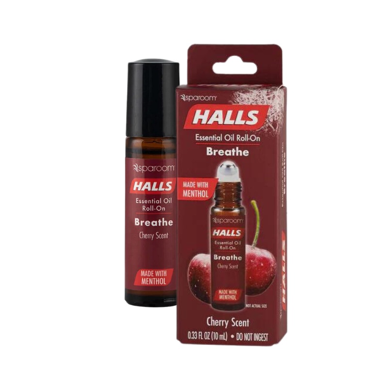 Dầu dạng lăn HALLS tinh dầu nguyên chất hương Cherry - by Sparoom