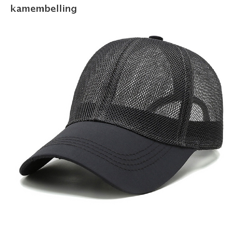 Kamembelling Mũ Lưỡi Trai Phối Lưới Unisex Nhanh Khô Có Thể Điều Chỉnh kamembelling