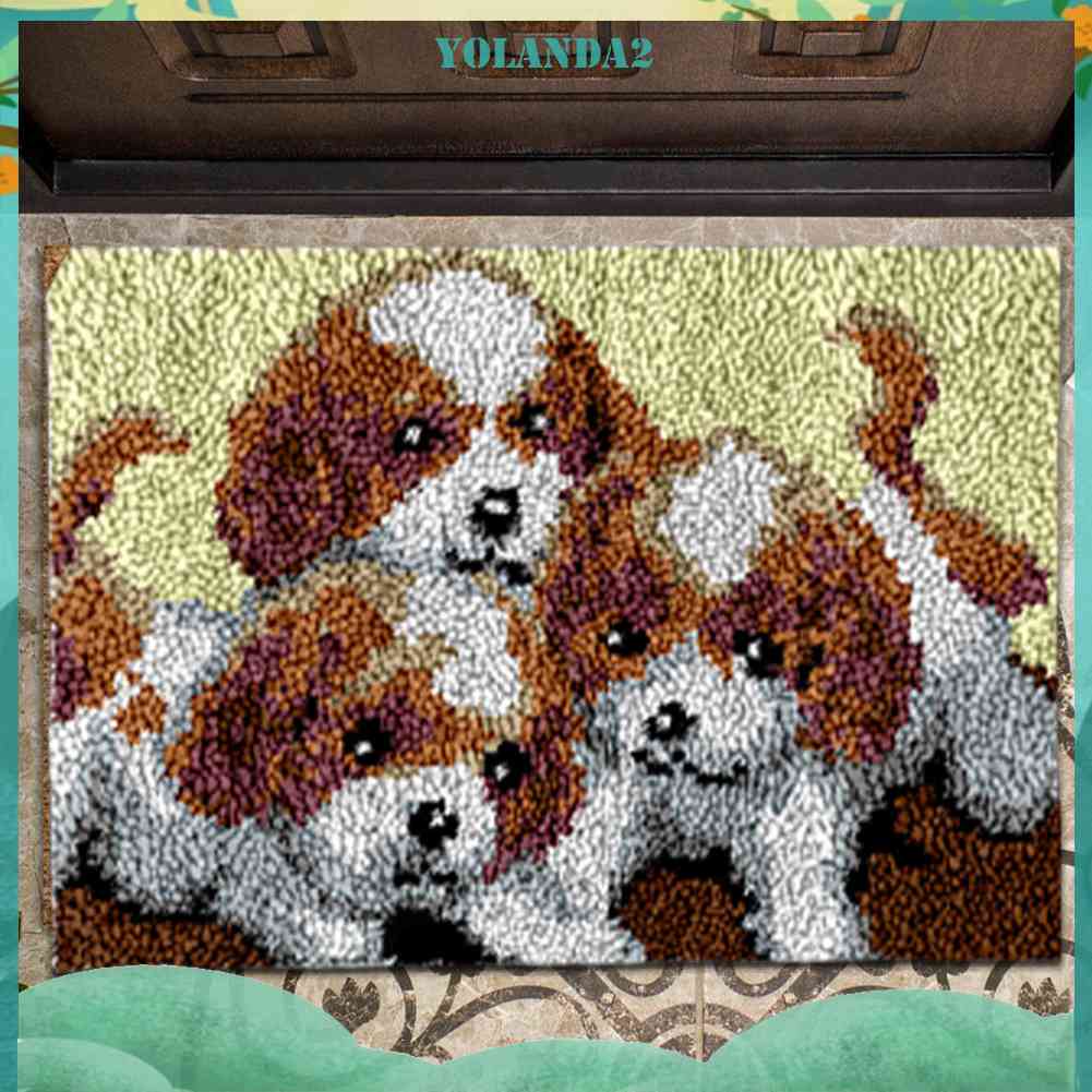 Bộ Móc Thêu Thảm Thủ Công DIY