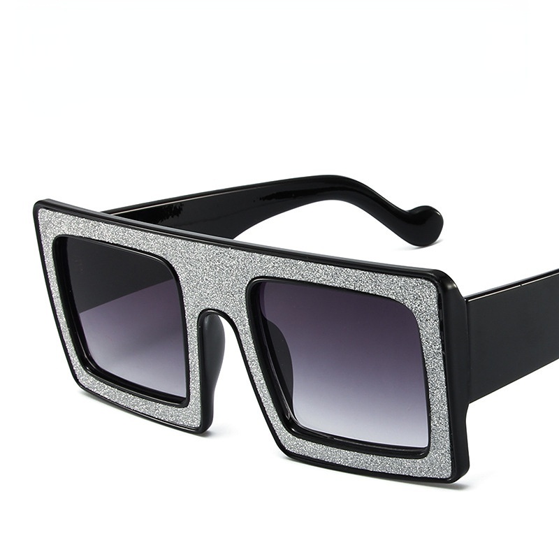 Kính Mát Gọng Vuông Thời Trang Mới Cho Nam Nữ Màu Sắc