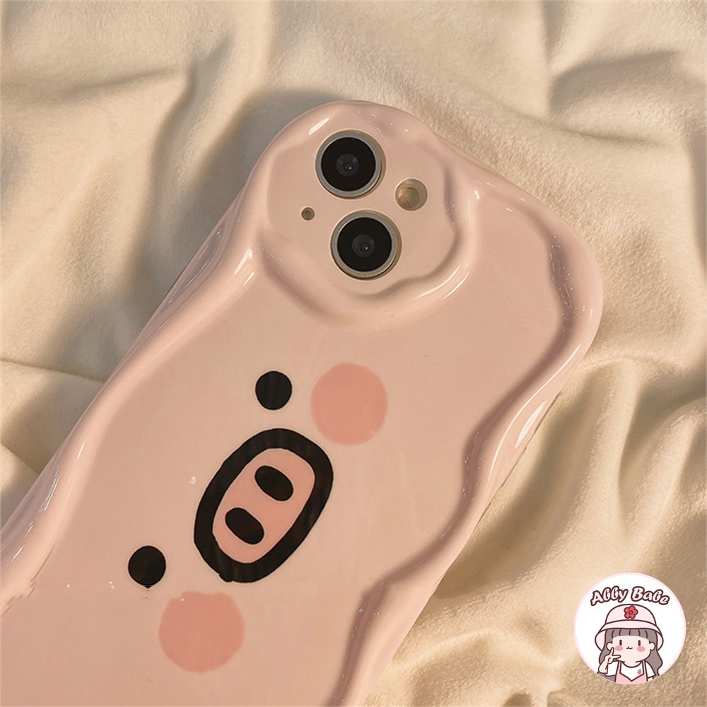Ốp Điện Thoại TPU Mềm Chống Mồ Hôi In Hình Heo Hồng Dễ Thương Cho Iphone 14 Pro Max 11 12 11 Pro Max X XS