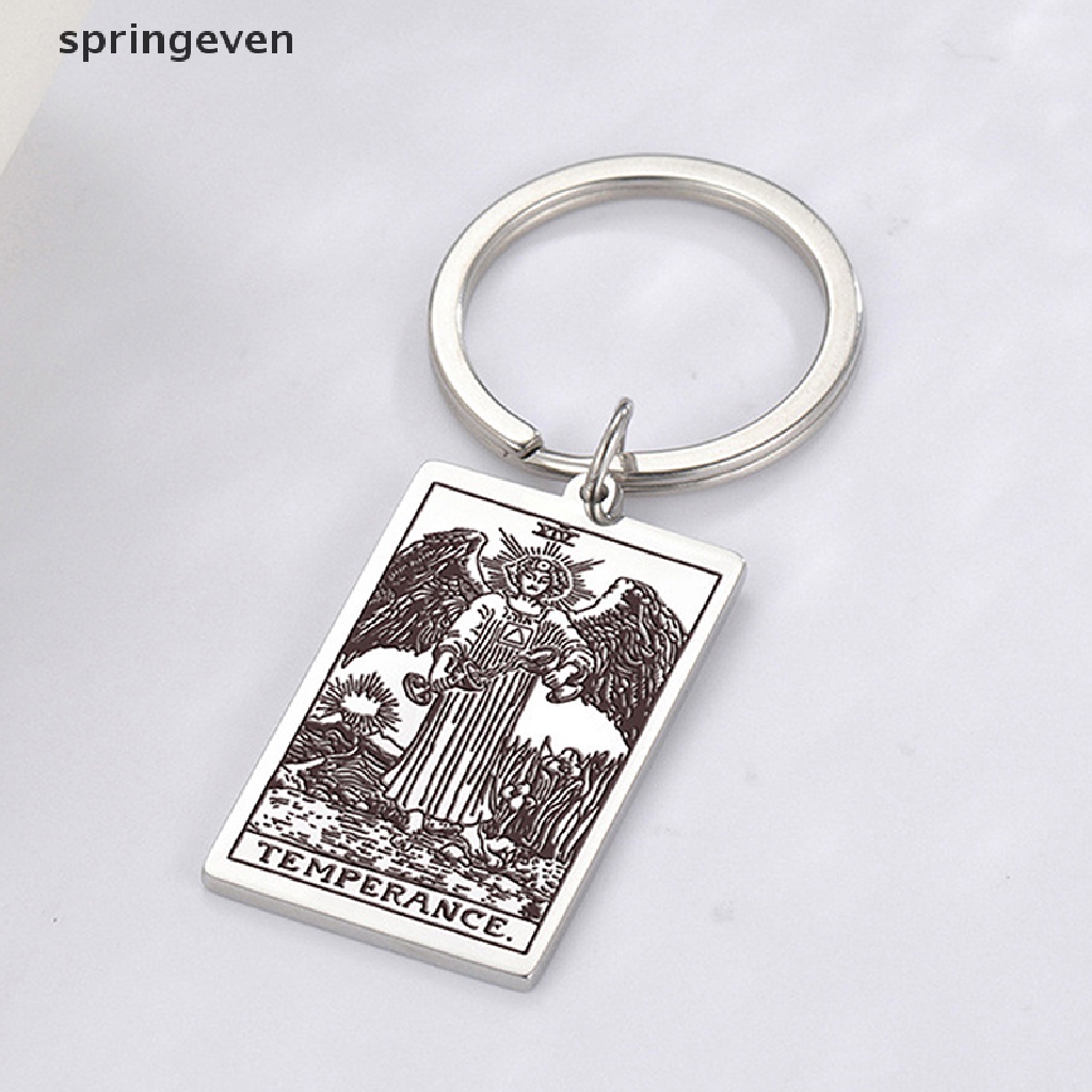 Móc Khóa Mặt Thẻ Bài Tarot Cổ Điển Cho Nam Nữ