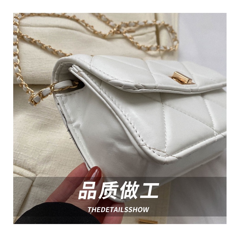 Ba Lô Đeo Vai Hình Vuông Cỡ Nhỏ Đính Đá Phối Dây Đeo Sợi Xích Thời Trang Xuân Hè 2023 Cho Nữ