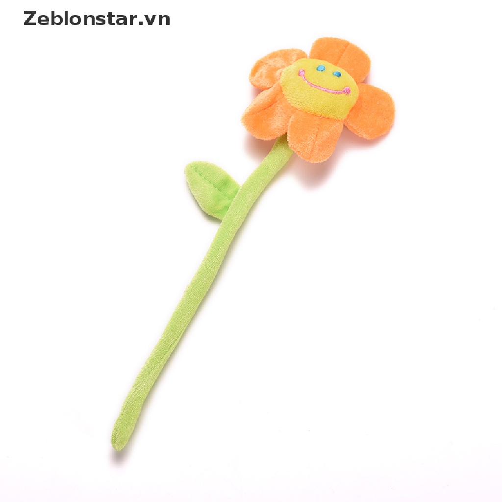 1 X Búp Bê Đồ Chơi Nhồi Bông Hình Hoa Hướng Dương Hoạt Hình Sáng Tạo