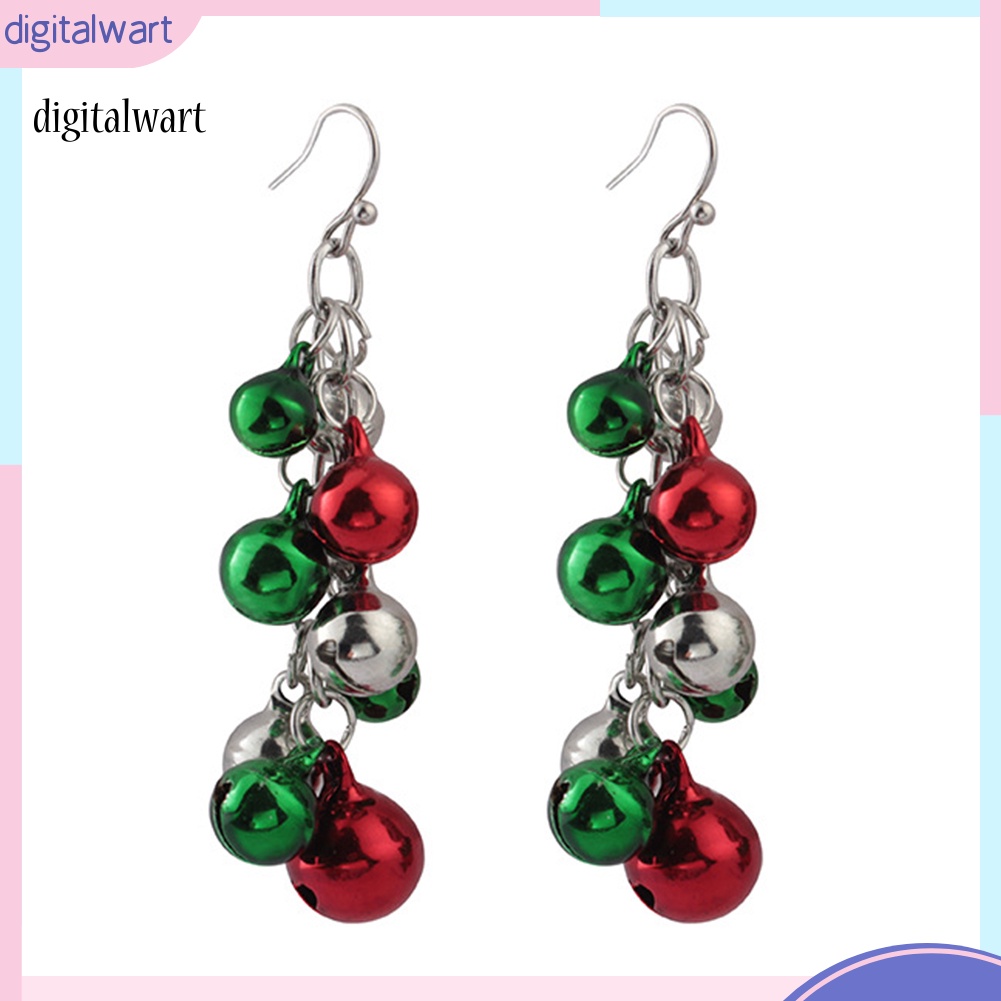 Kỹ Thuật Số| Khuyên Tai Nữ Trang Tạo Hình Chuông Giáng Sinh