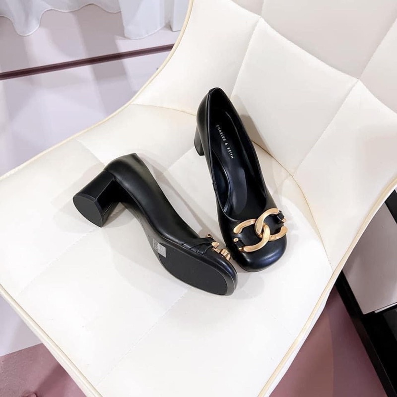 Giày cao gót Charles & keith xuất dư cao 7p lùi 1 size GD0011