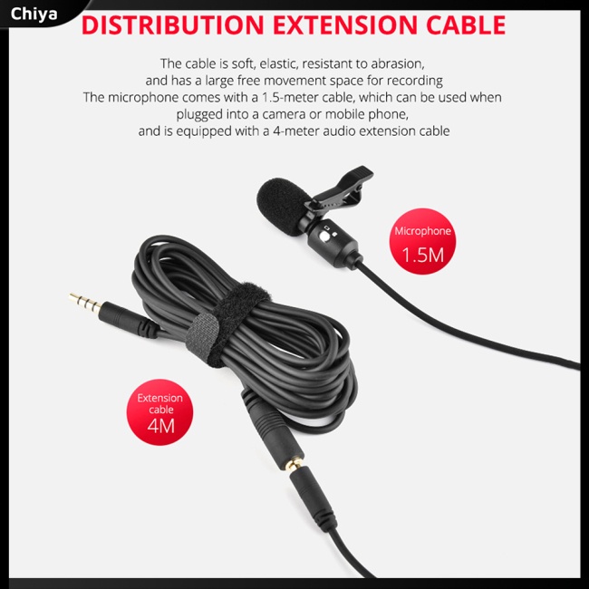 Micro Lavalier Chuyên Nghiệp My4 Hỗ Trợ Chụp Ảnh Di Động Giảm Tiếng Ồn