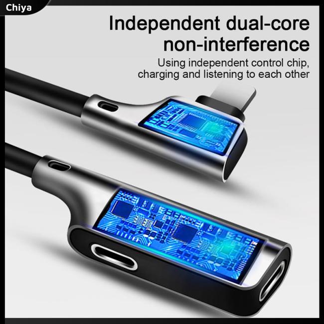 Dây Cáp Chia Âm Thanh 2 Trong 1 Cho Ios 14 Trên 8 Pin Sang Jack Aux 3.5mm