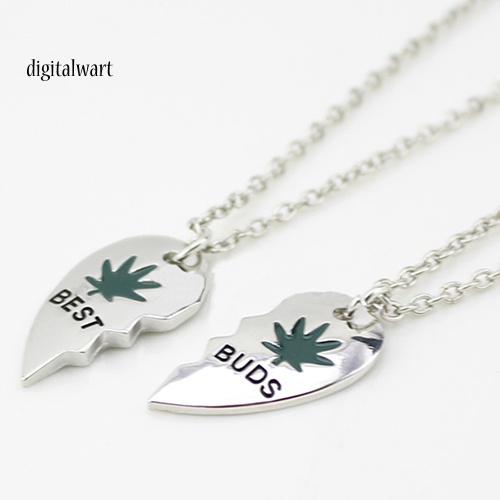 Kỹ Thuật Số| Vòng cổ Mặt Hình Lá Cây Trái Tim Unisex