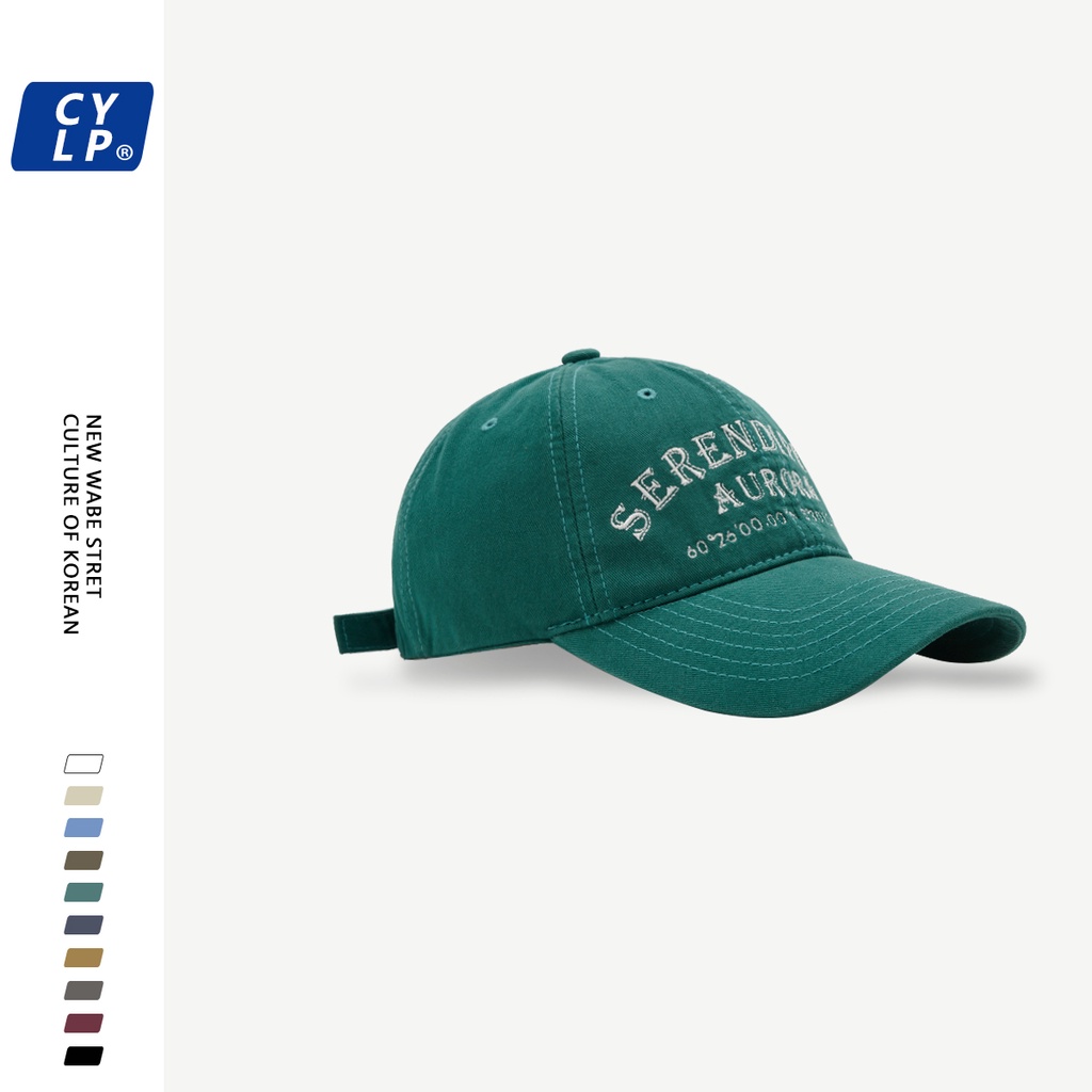 Mũ Lưỡi Trai Mềm Thêu Chữ Phong Cách Hàn Quốc Thời Trang Mùa Hè Cho Cặp Đôi