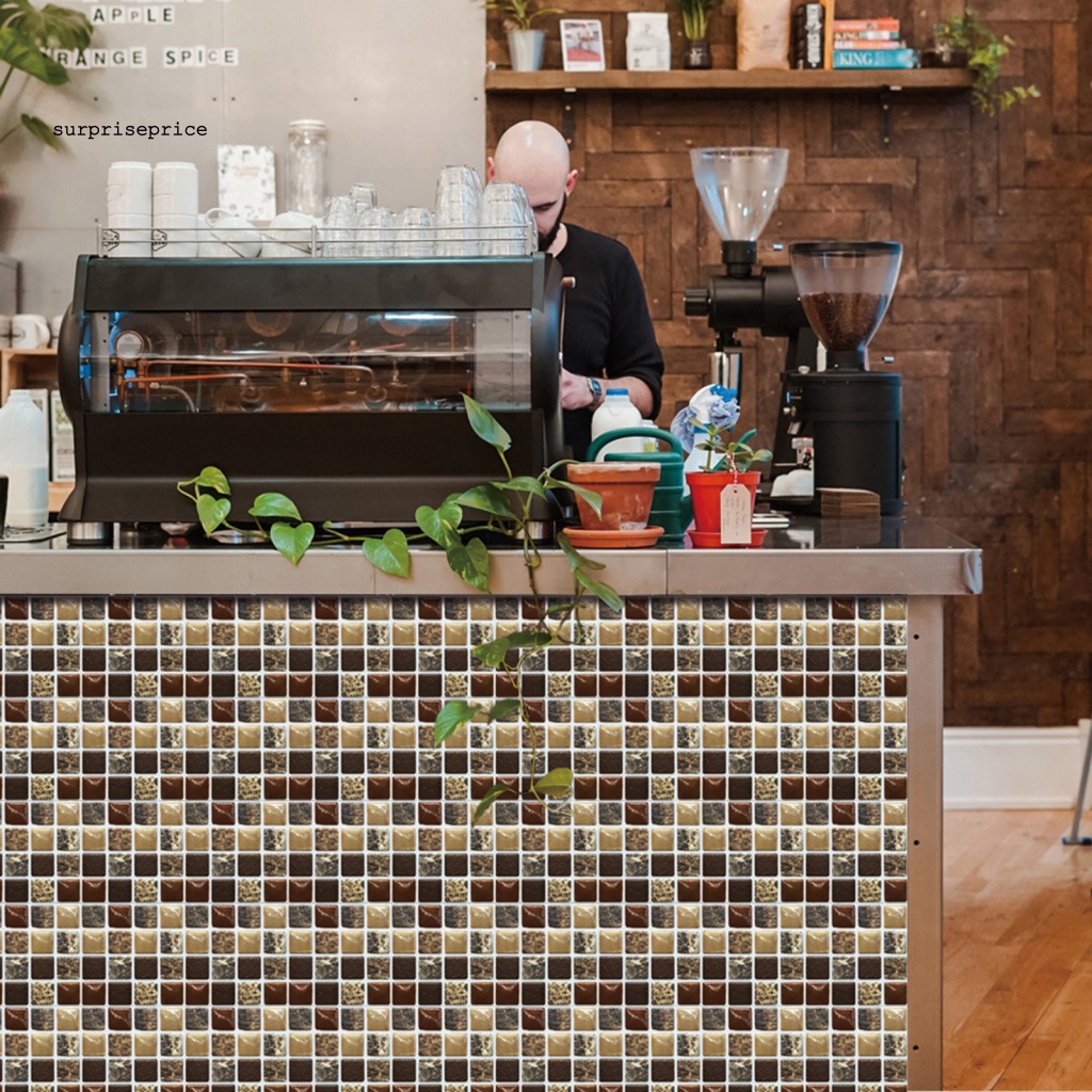 Bộ 10 Miếng Dán Tường Trang Trí Bằng PVC Vinyl Chống Nước