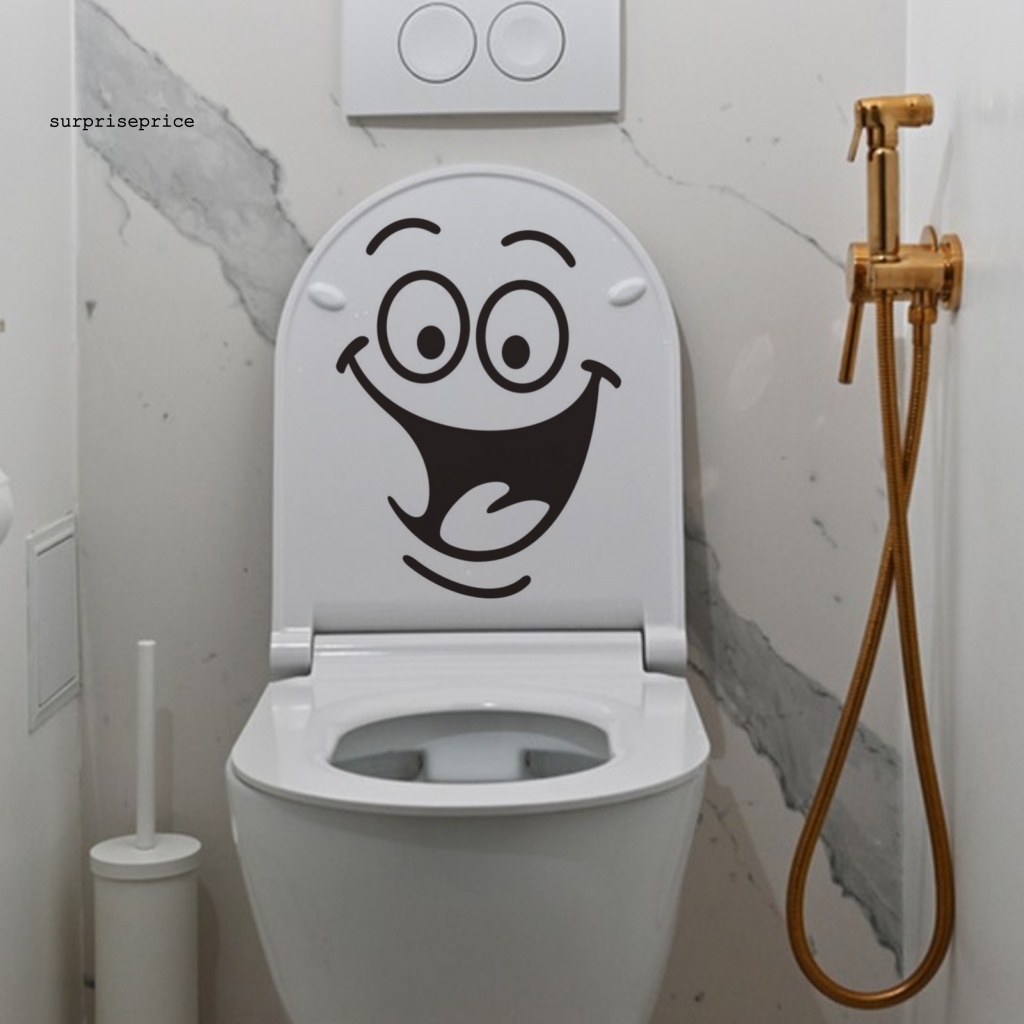 Sticker PVC Dán Tường Tự Dính Hình Mặt Cười Vui Nhộn Trang Trí Nhà Cửa