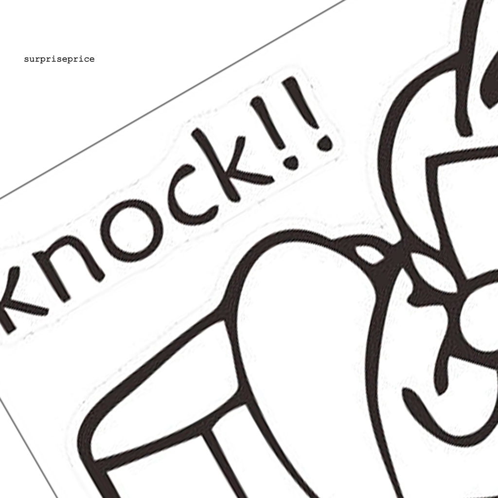 Sticker Dán Tường Tự Dính Không Phai Chống Nước Chống Dầu In Hình Thỏ Hoạt Hình Trang Trí Nhà Cửa