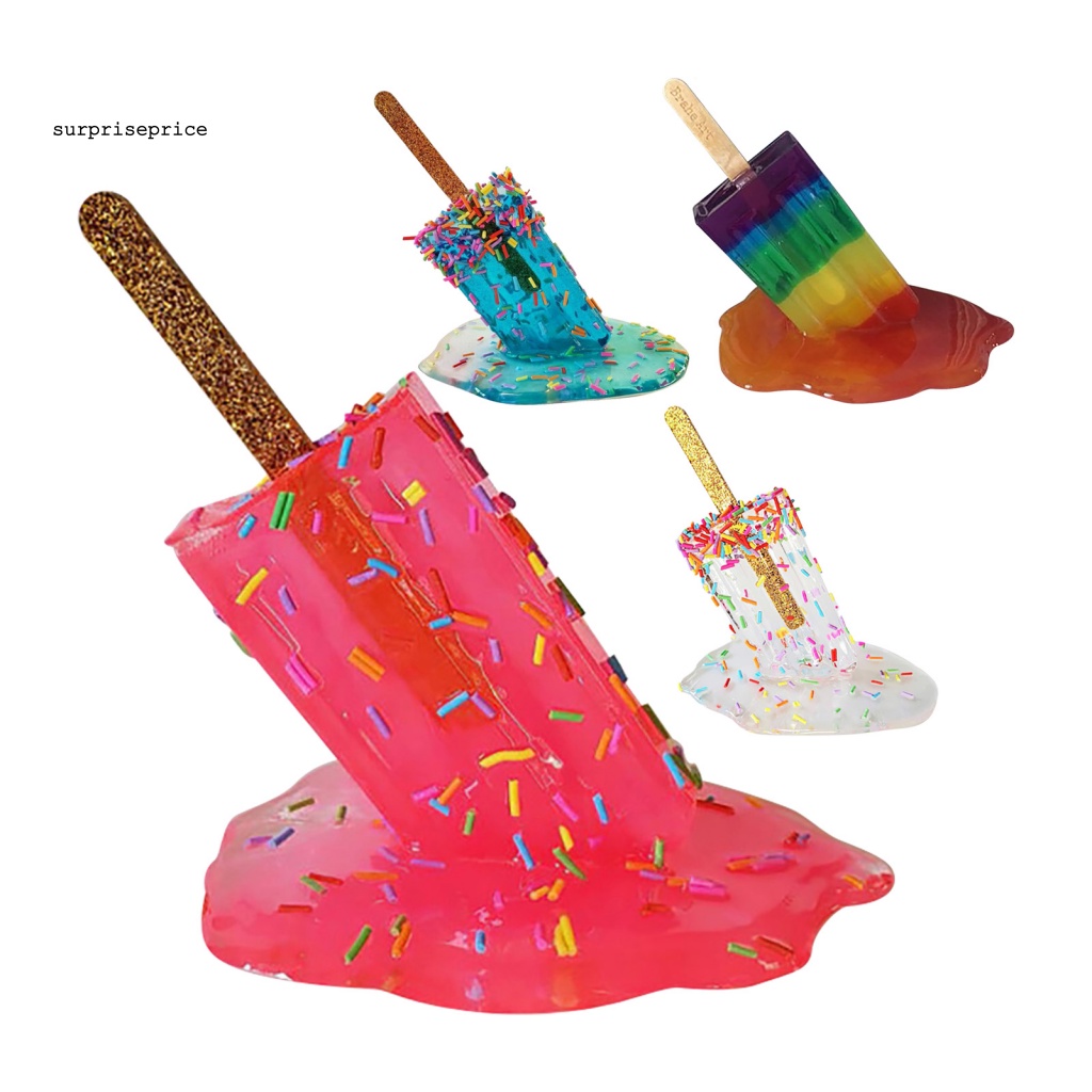 Đồ trang trí Que Kem Nhân Tạo Bằng Nhựa Resin Trang Trí Bàn DIY