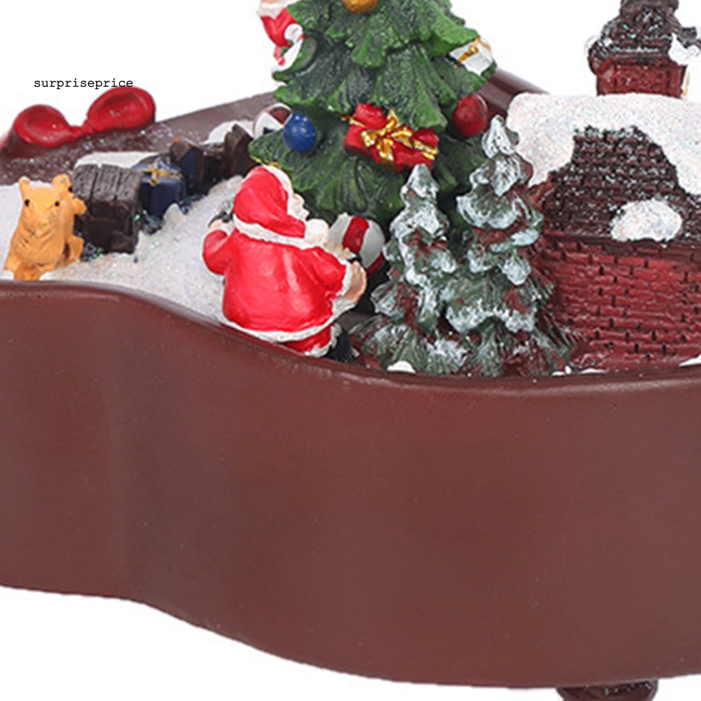 Spa Đồ Trang Trí Giáng Sinh Kiểu Đàn Piano Bằng Nhựa Phát Quang Chống Vỡ